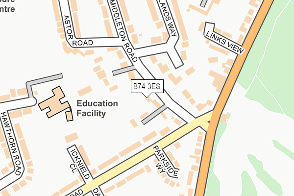 B74 3ES maps, stats, and open data