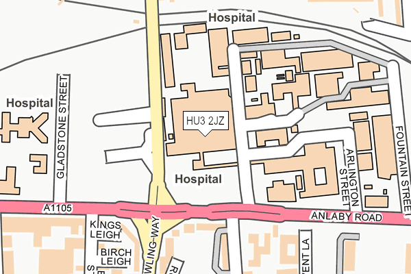 Hull Royal Infirmary Map Zip Code Map