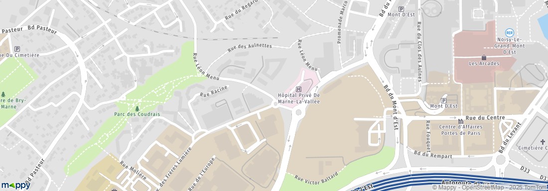 Hôpital Privé Marne La Vallée Centre d'Imagerie et de Radiologie, 33 r