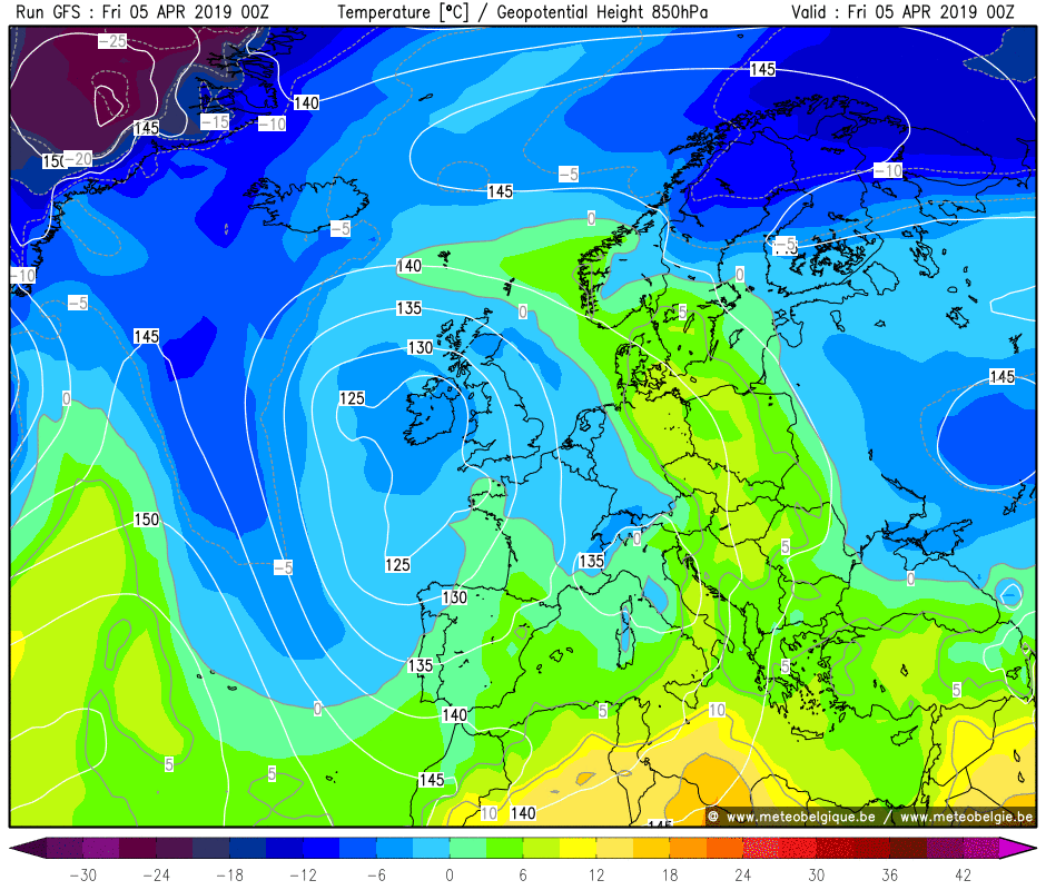 Météo en Belgique Résumé avril 2019