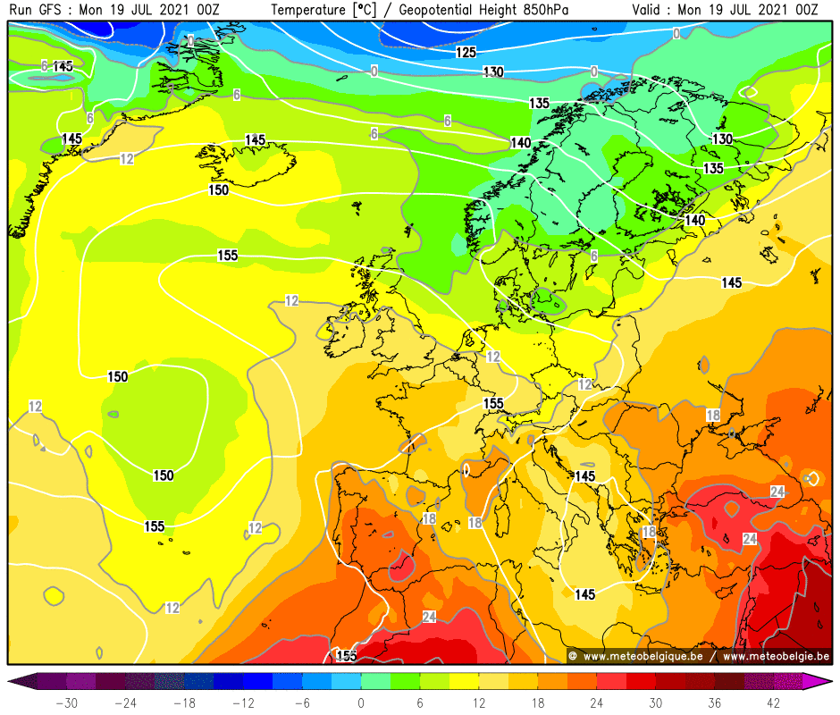 Météo en Belgique Bilan climatologique de juillet 2021