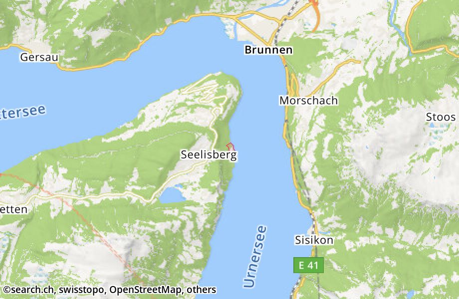 Rütliwiese Karte Restaurant Rütlihaus search.ch