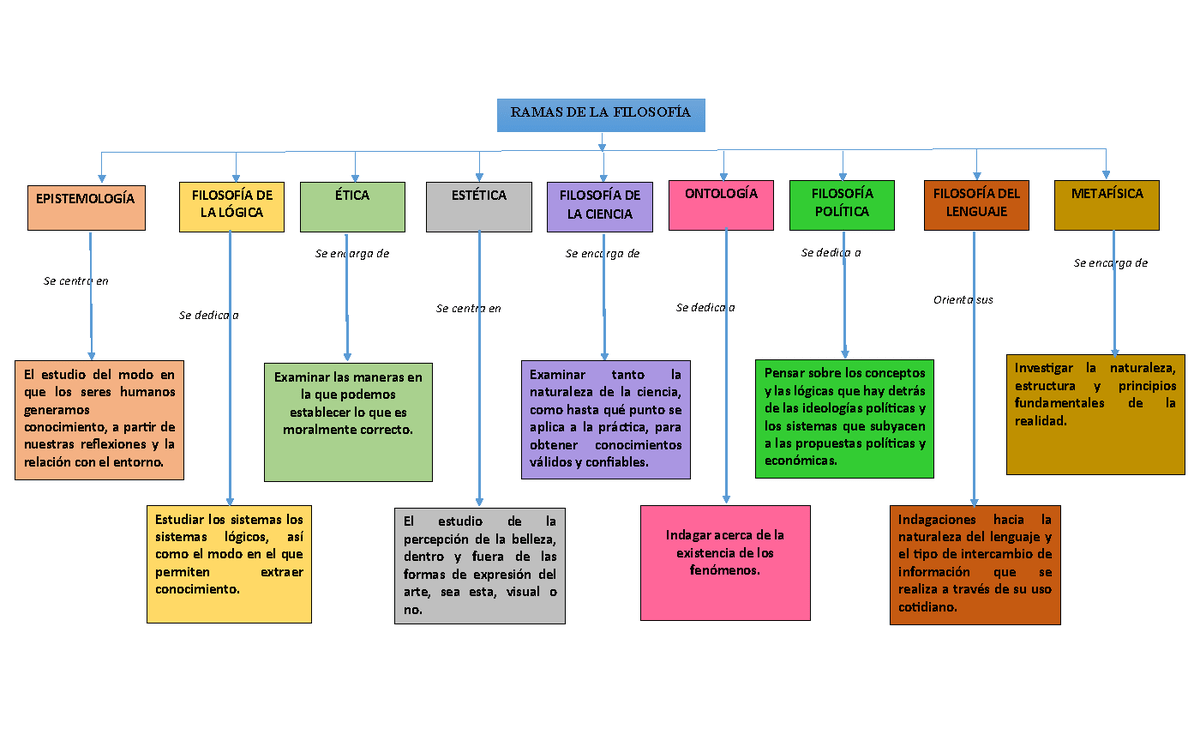 Mapa conceptual de la filosofía ¡Guía paso a paso!
