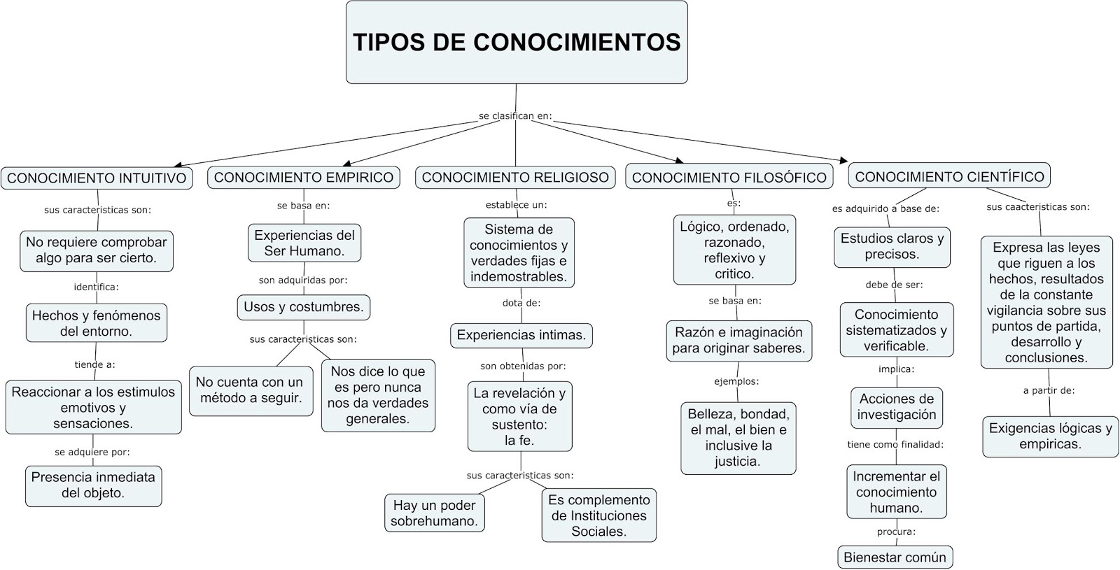 Tipos de mapa conceptual ¡Guía paso a paso!