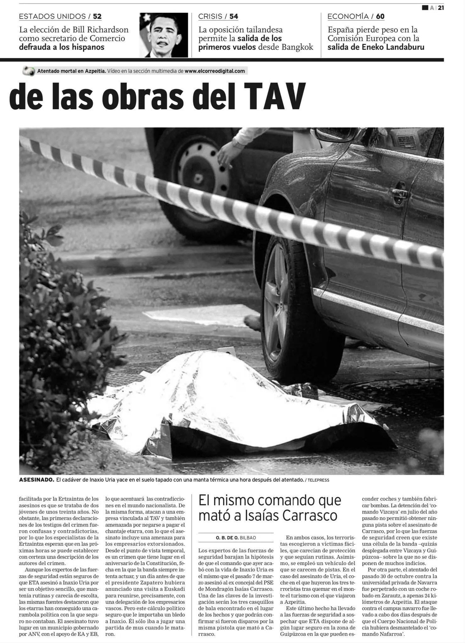 Ignacio Uría Mendizabal Mapa del terror