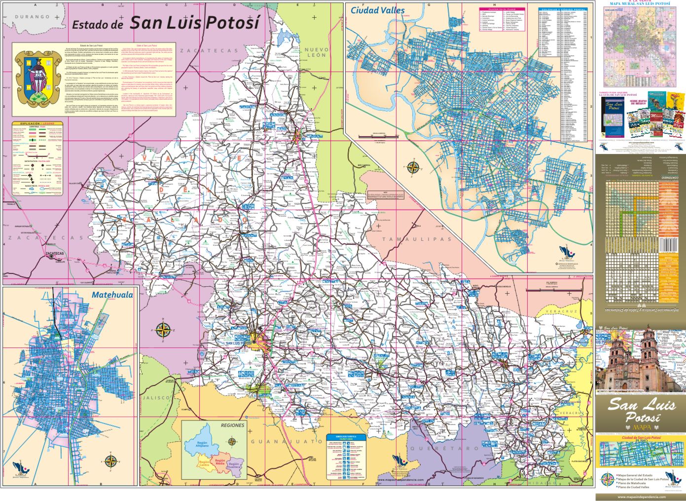 San Luis Potosí Mapas Independencia