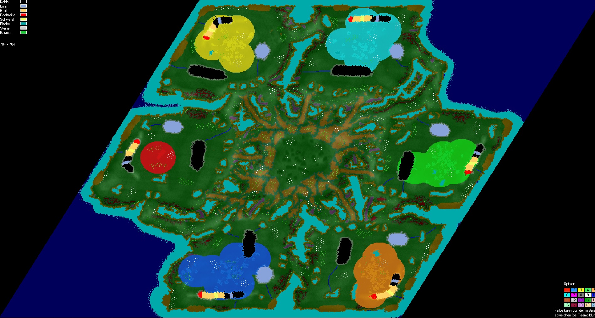 640 6er EXTREM NG • Siedler 3 Community Map