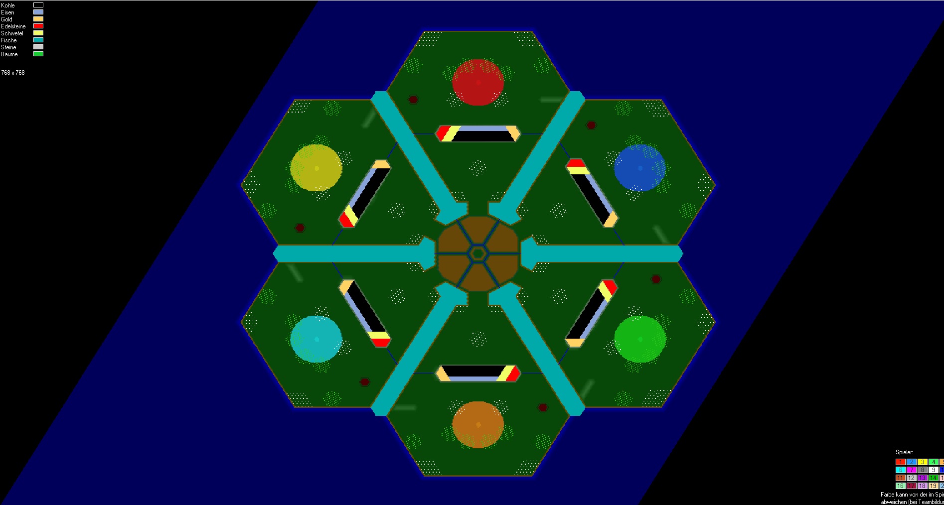 6er • Siedler 3 Community Map