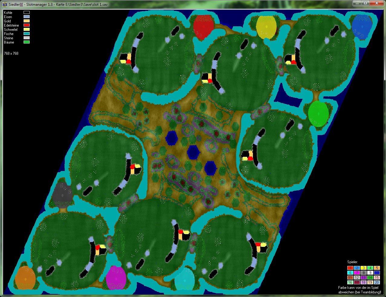 8SchlammützelNF • Siedler 3 Community Map