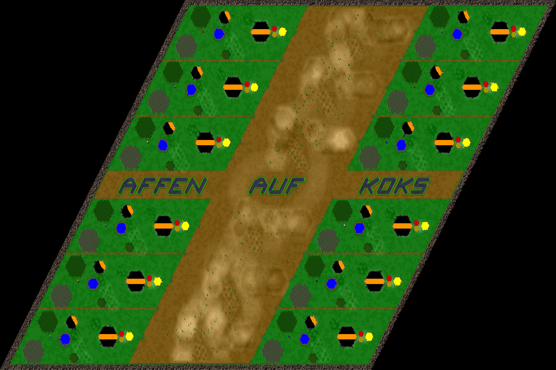 12er_Affen_auf_Koks_West_vs_East • Siedler 3 Community Map