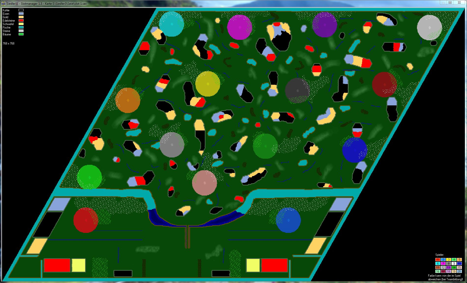 Thumm3 • Siedler 3 Community Map