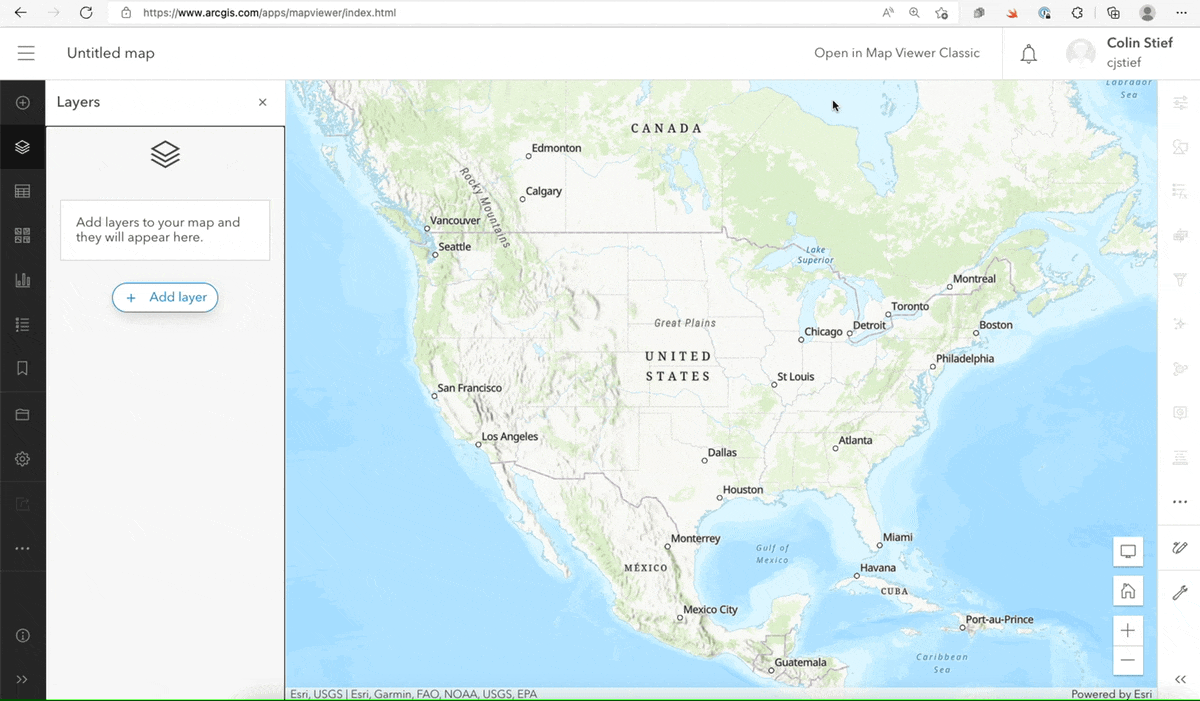 Step 1 Create a web map in ArcGIS Online MapBuilder