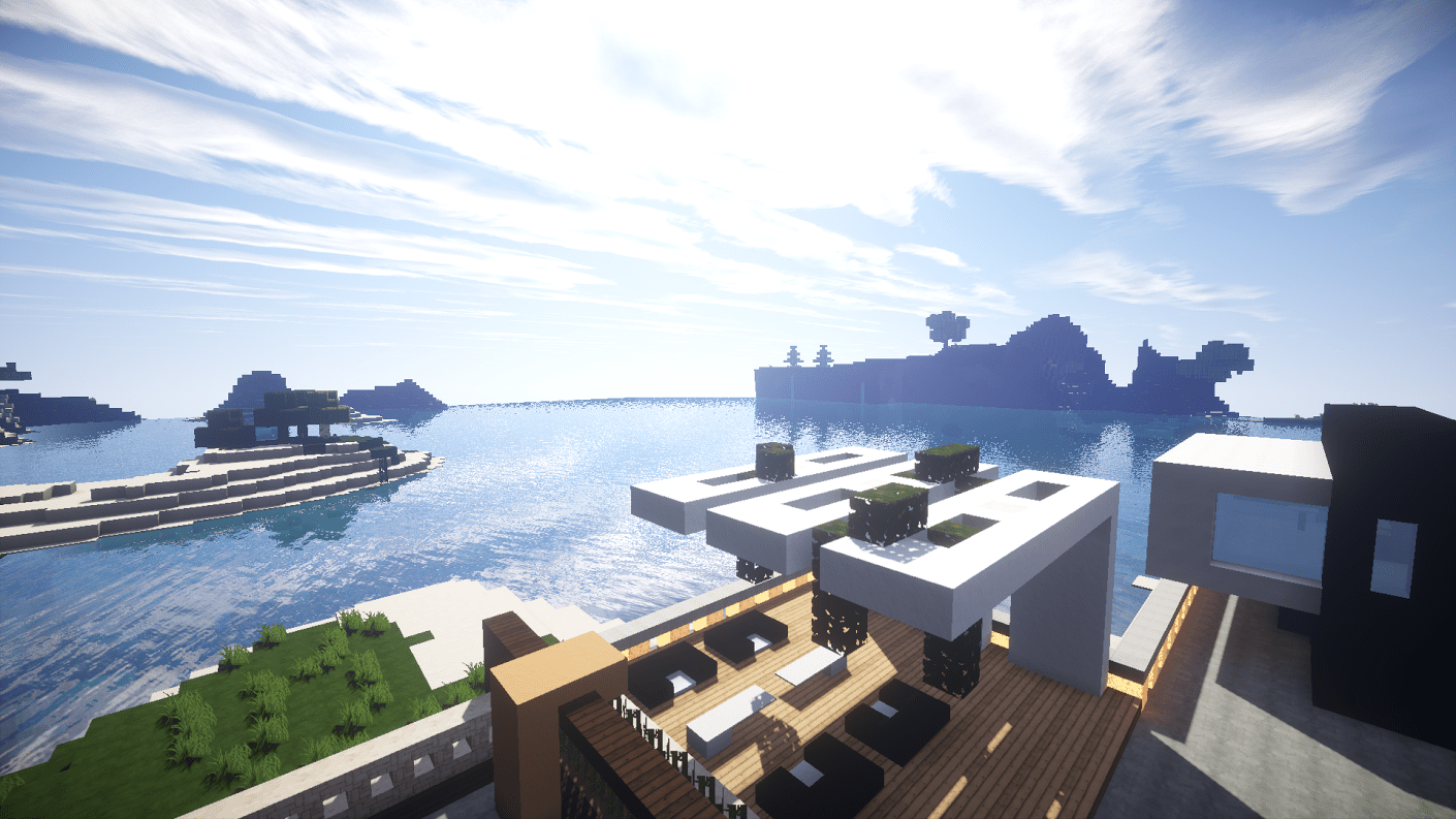 Download «Modern Beach House» (21 Mb) Map For Minecraft