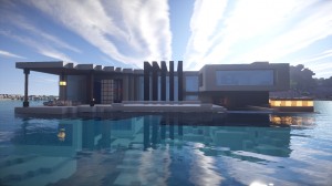 Download «Modern Beach House» (21 Mb) Map For Minecraft