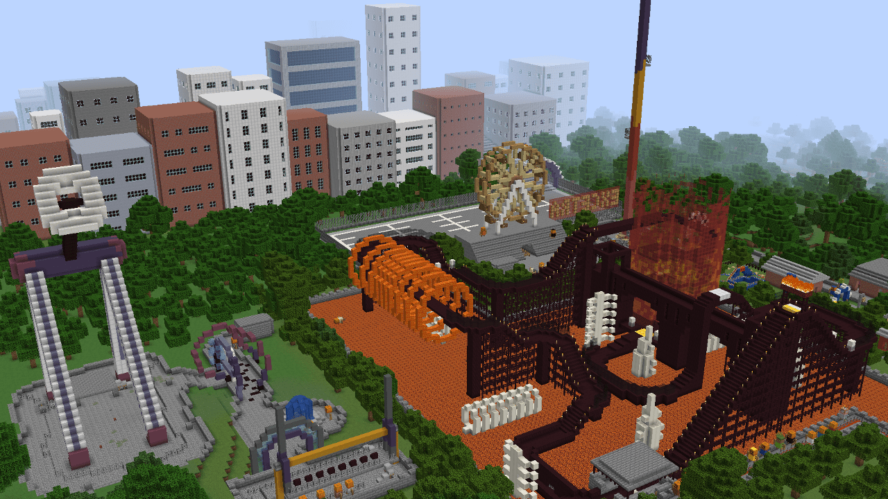 Download «Sprint Racer» (37 mb) map for Minecraft