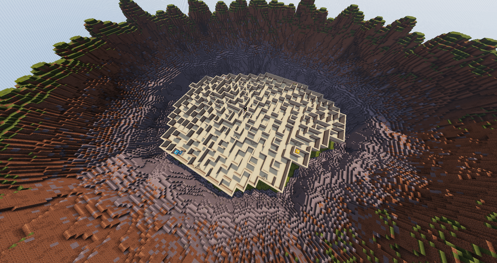 Download «The Labyrinth» (2 mb) map for Minecraft