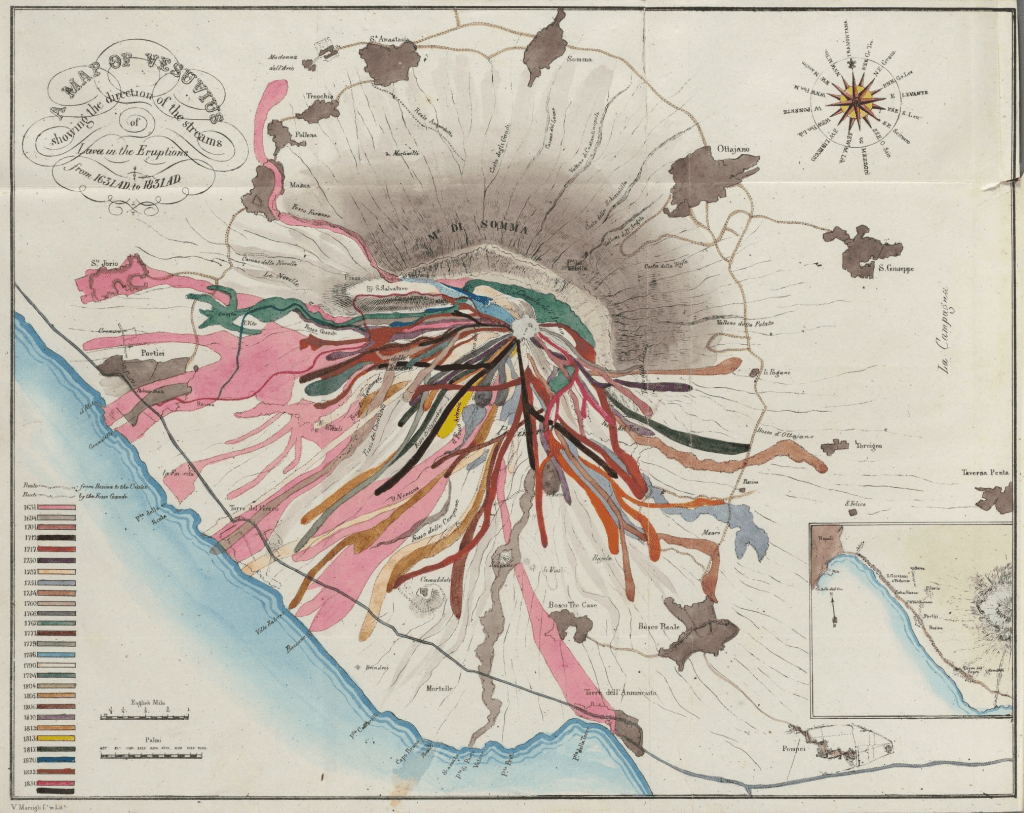 Mount Vesuvius Map