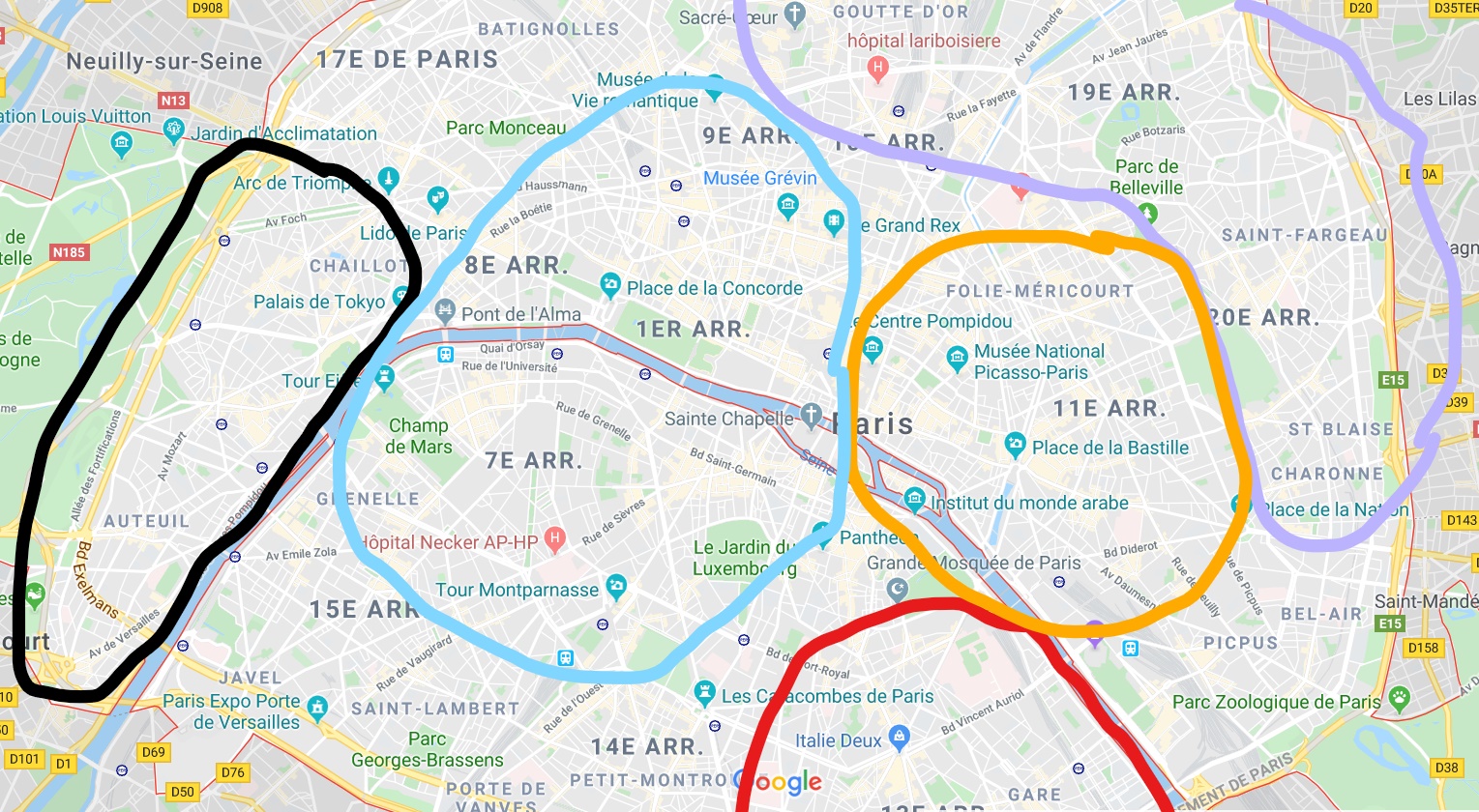 Paris, France Mapees