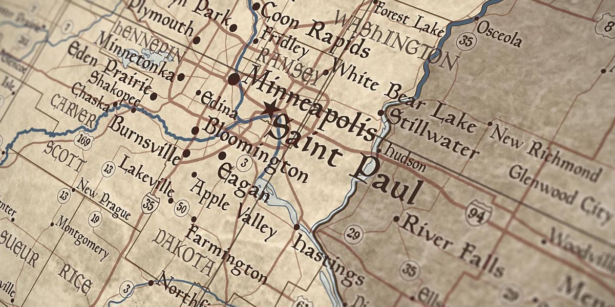 Historic Plat Maps Minnesota United States Map States District