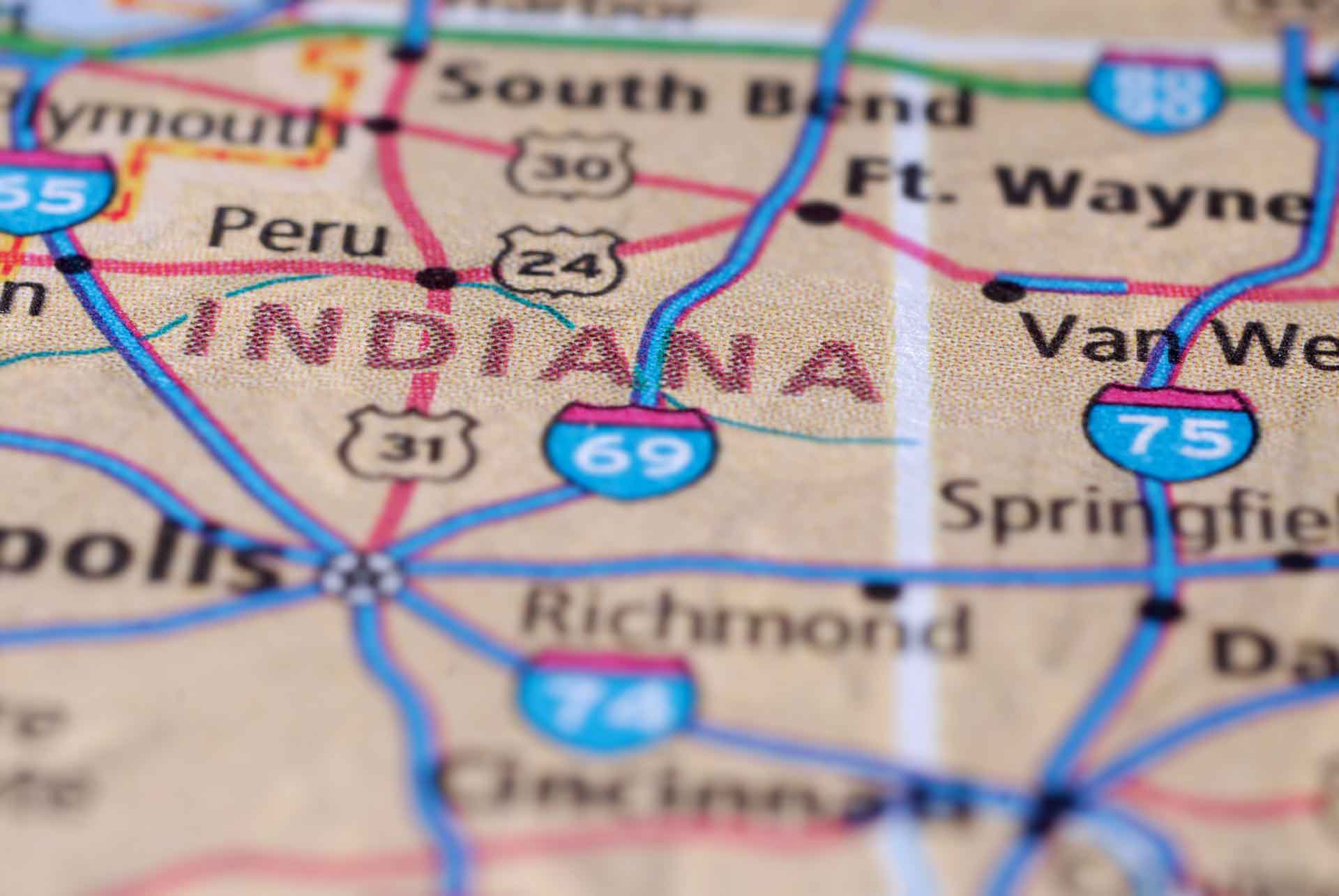 Map Of North Central Indiana