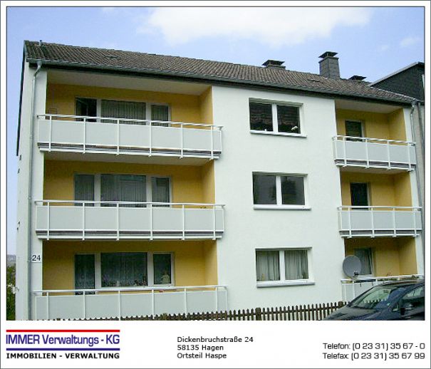 3Zimmer Wohnung zu vermieten, 58135 Hagen (Haspe), Dickenbruchstr. 24