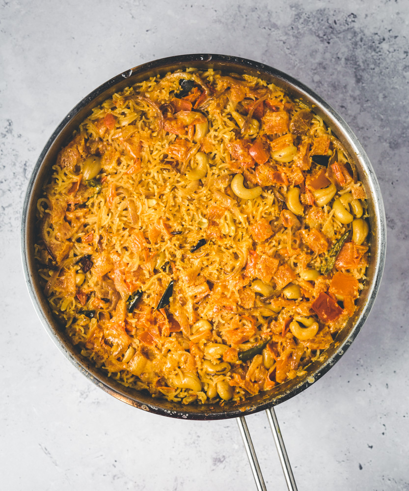 Tomato Rice with Coconut Milk