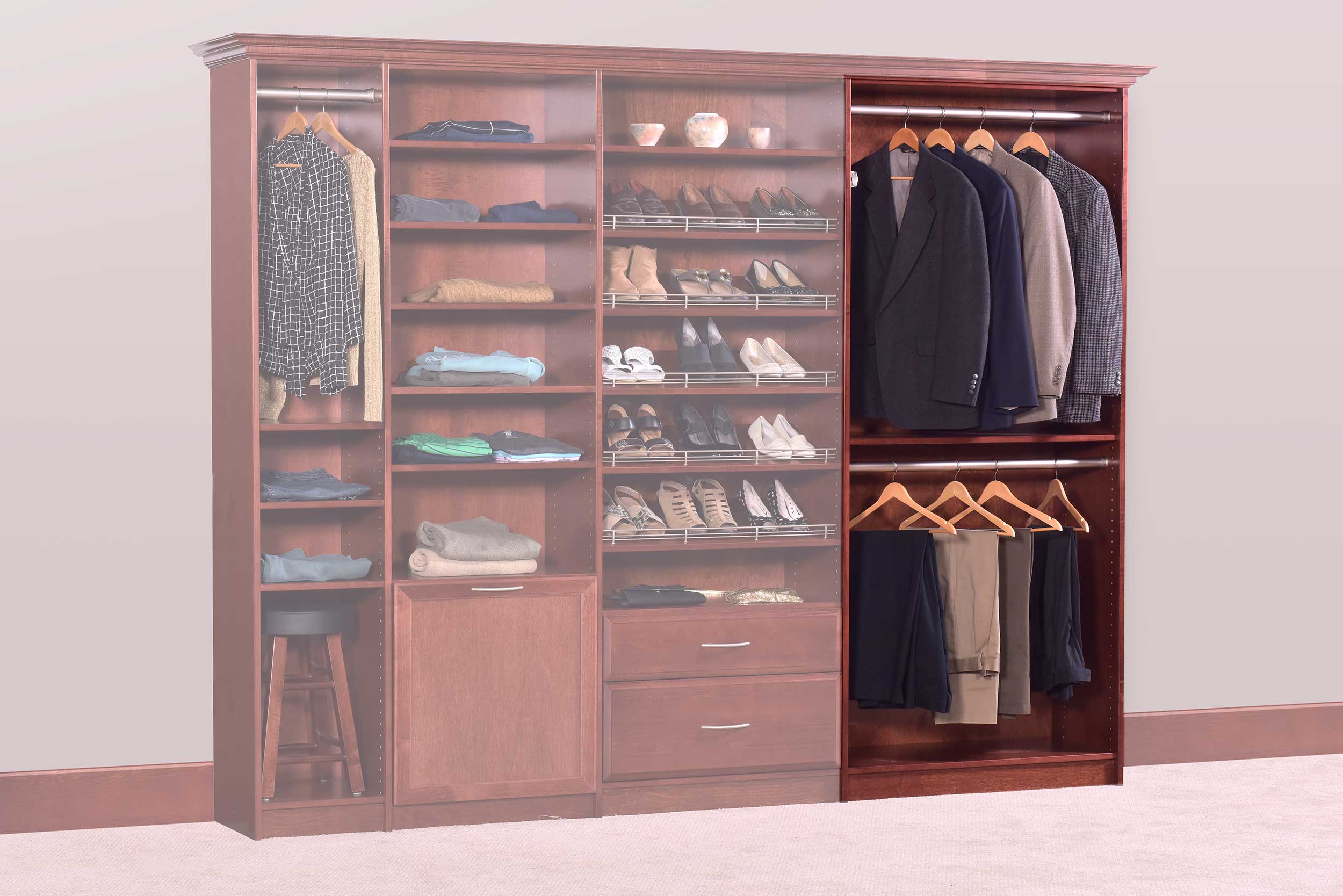 Maple Closets Wood Closet Modules by Type