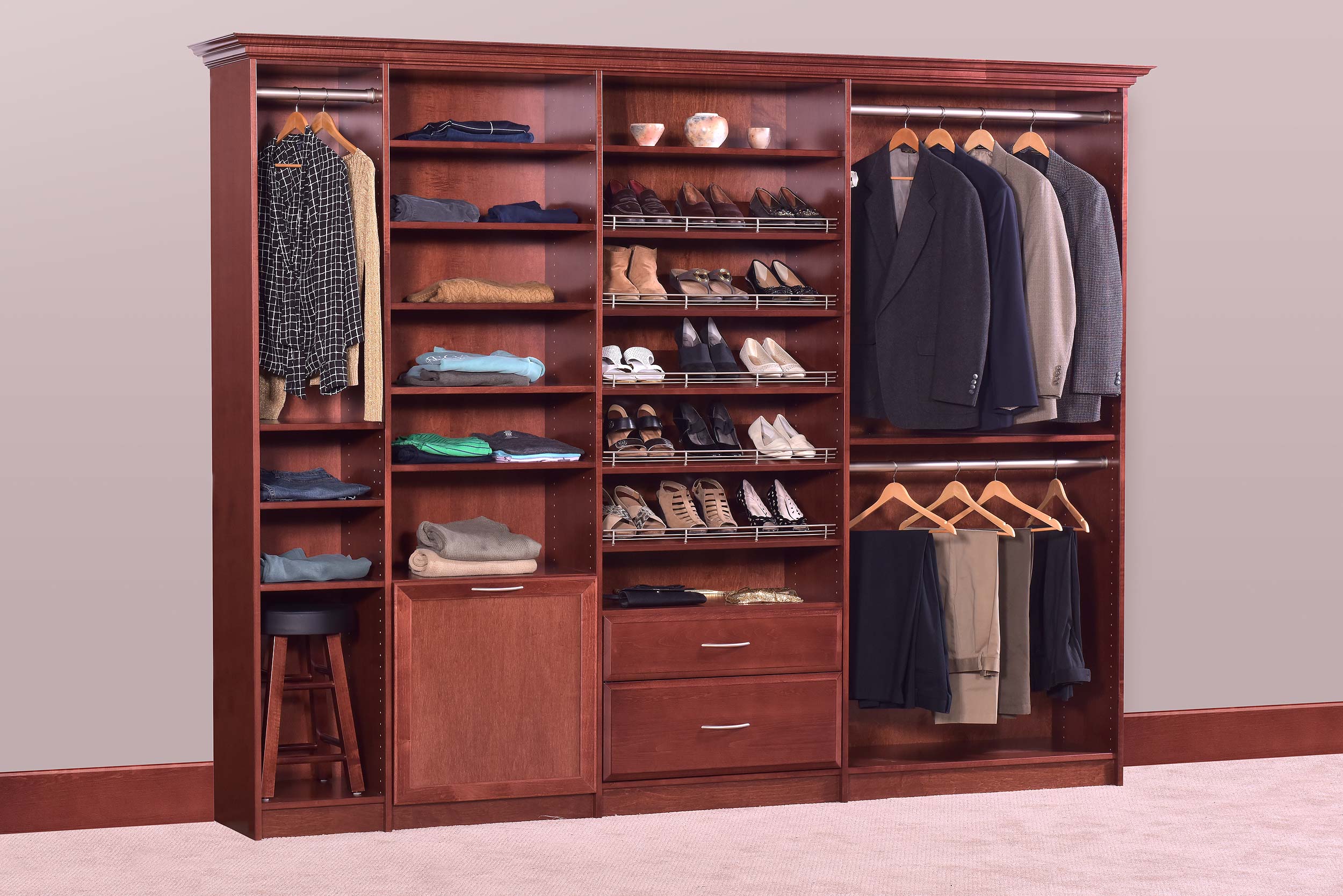 Maple Closets Wood Closet Organizers Dealer Site