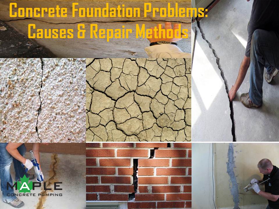 Concrete Foundation Problems Causes & Repair Methods Maple Concrete Pumping