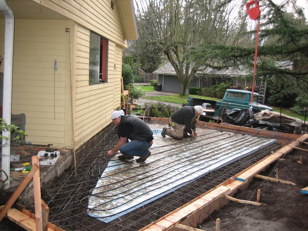 Concrete Radiant Floor—Ultimate Heating Option For Home Maple