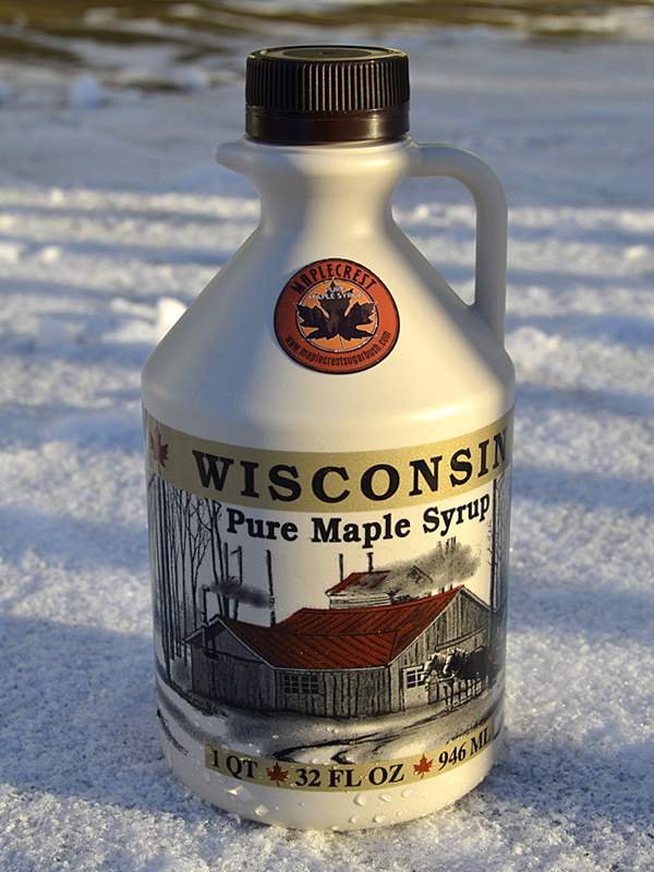 Quart Plastic Jar Grade A Golden Color Maple Syrup