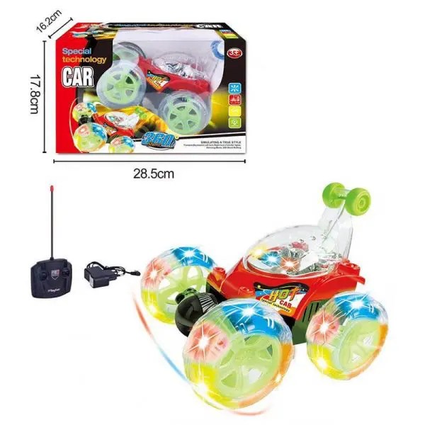 Rechargeable RC Car, Remote Control Cars With Music, LED Lights