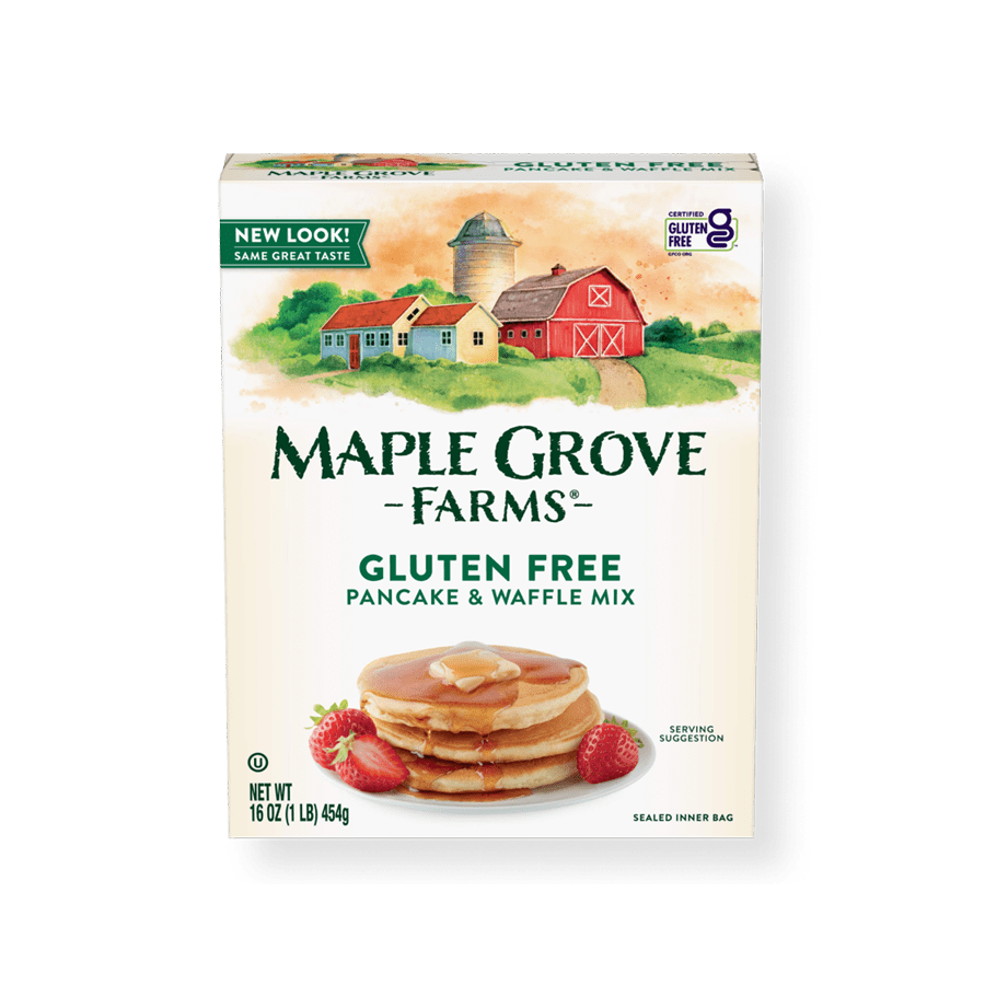 Maple Grove Farms Dressing, Pancake and Waffle Mix, Maple Syrup