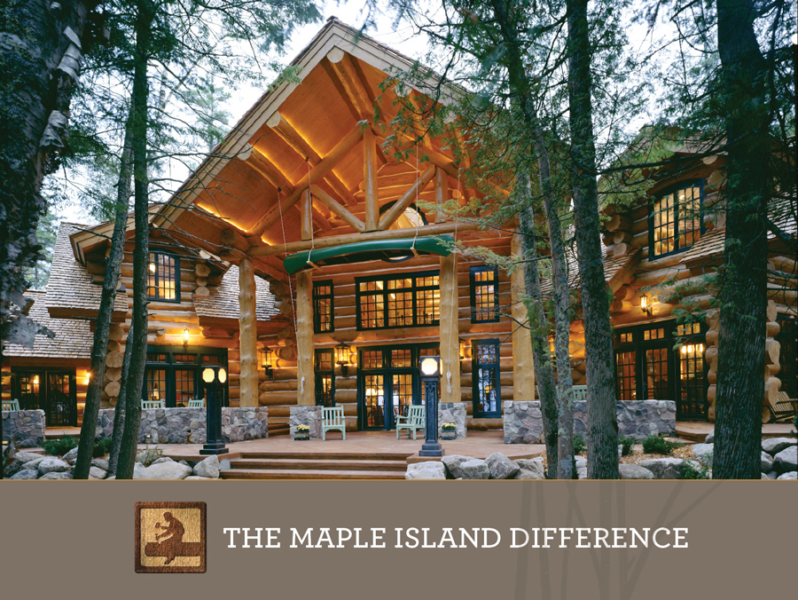 2500 4000 sq ft Maple Island Log Homes