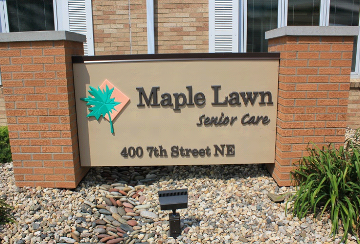 Maple Lawn Nursing Home receives Excellence in Action Award Maple