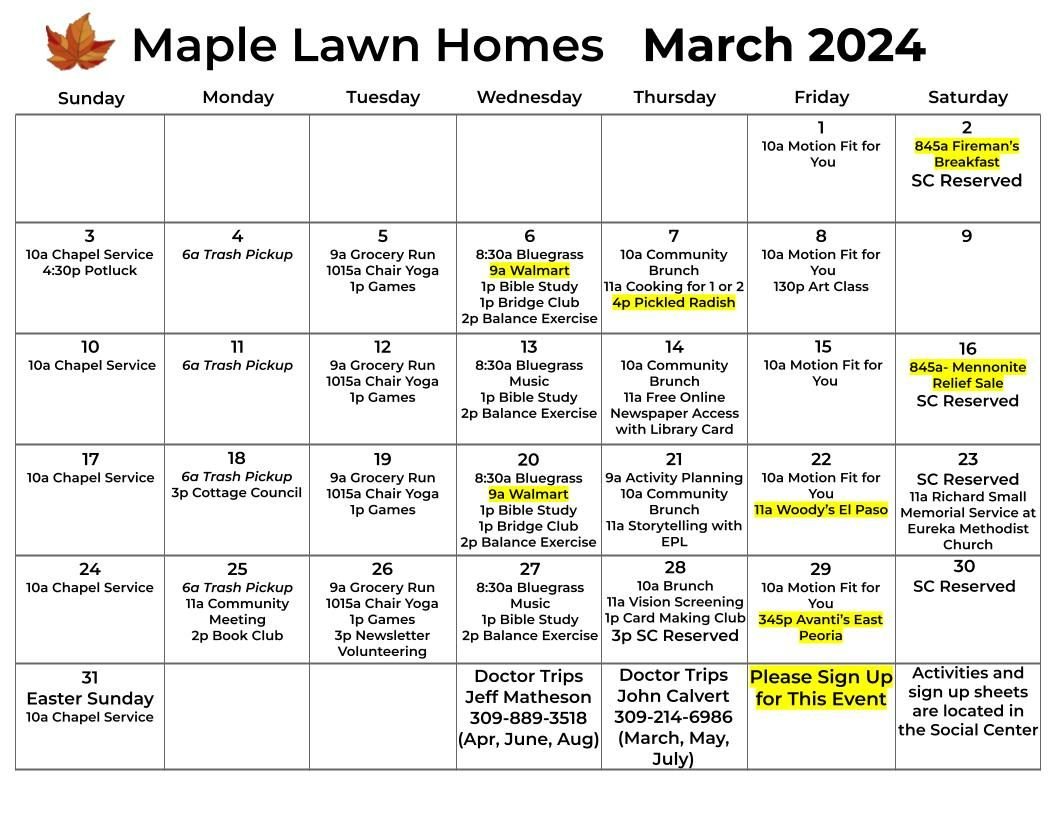 Maple Lawn Homes Events Maple Lawn Homes