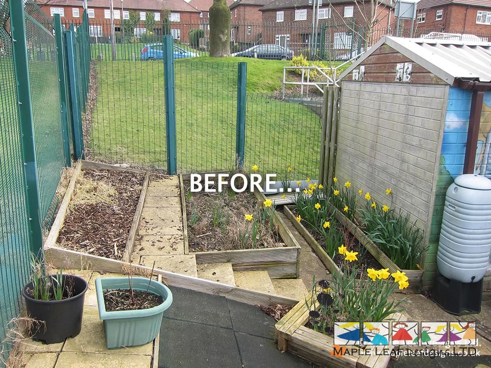 Bentilee Children's Nursery, StokeonTrent Maple Leaf Designs. The