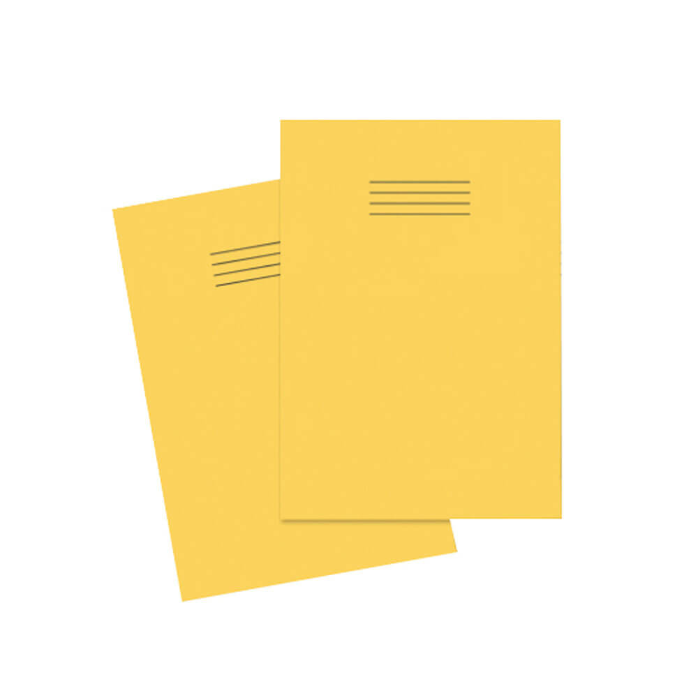 A4 SEND 10mm Squared Exercise Books with coloured pages Maple Leaf