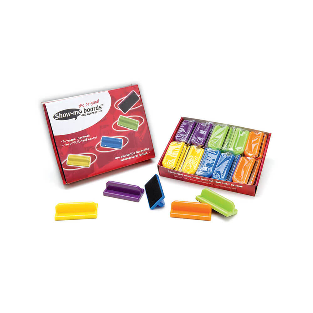 Showme mini erasers pk20 assorted Maple Leaf
