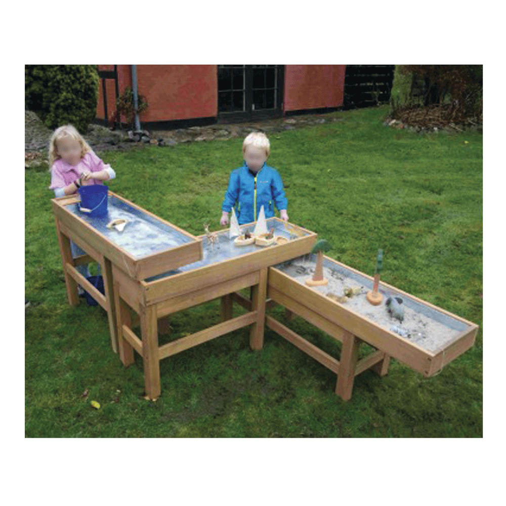 Water & sand tables with water pump (set 3 tables) Maple Leaf