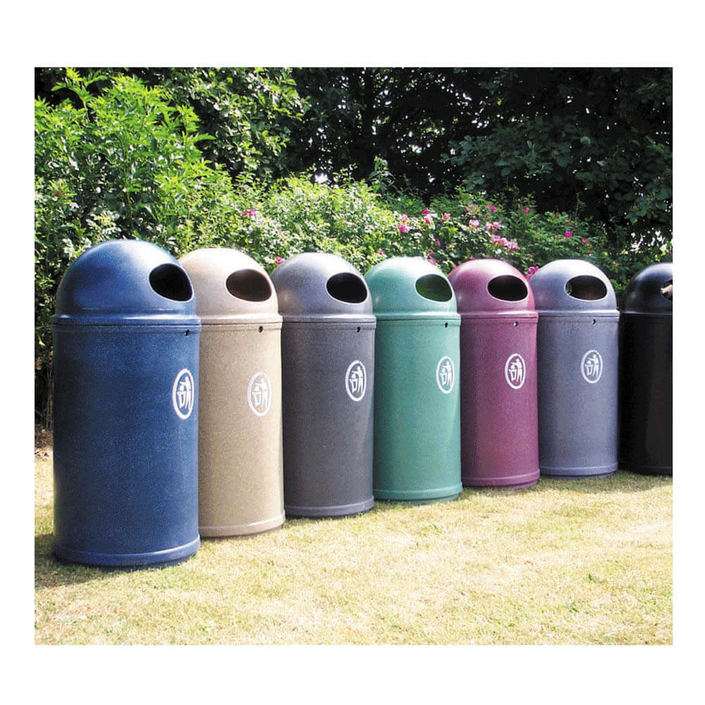 Classic Bin standard design with galvanised liner Maple Leaf