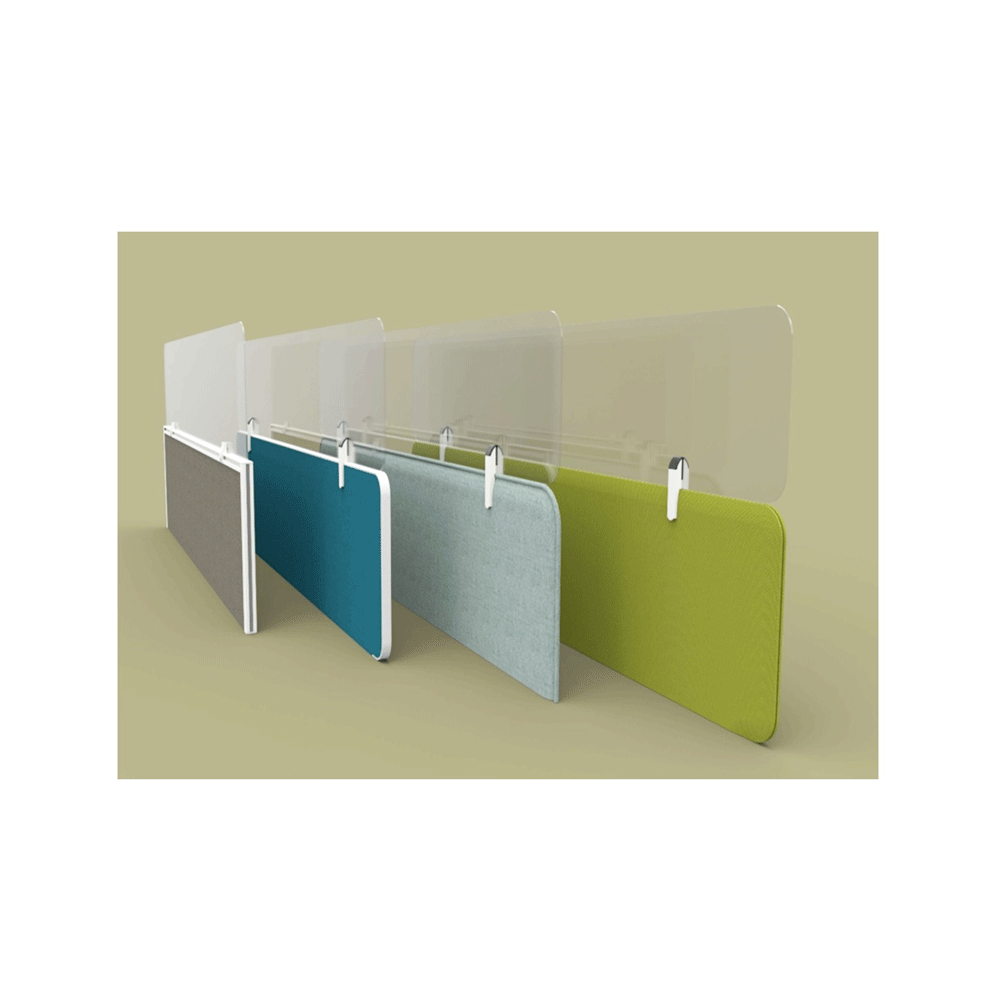 Acrylic Desk Screen Top Extension Maple Leaf