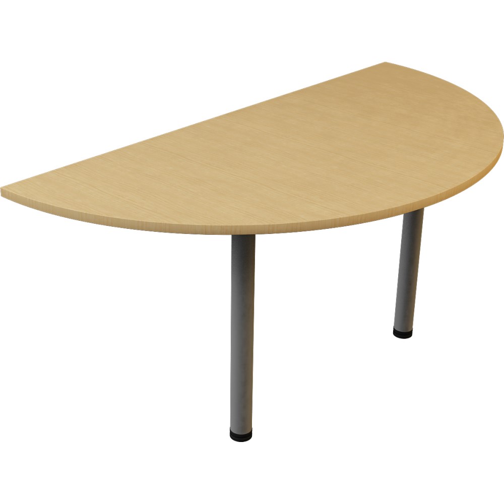 Nevada Desk Extensions Radial Extension Maple Leaf