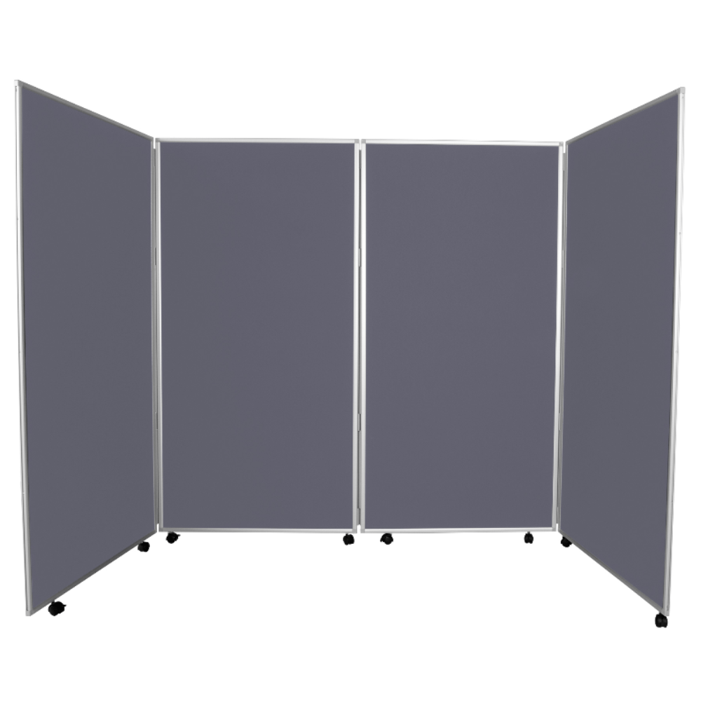 Jumbo Mobile Folding Display Boards / Room Dividers Maple Leaf