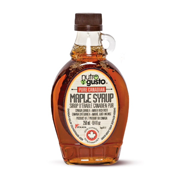 Best Nutrogusto Maple Syrup Pure Canadian250mL Maple Mart