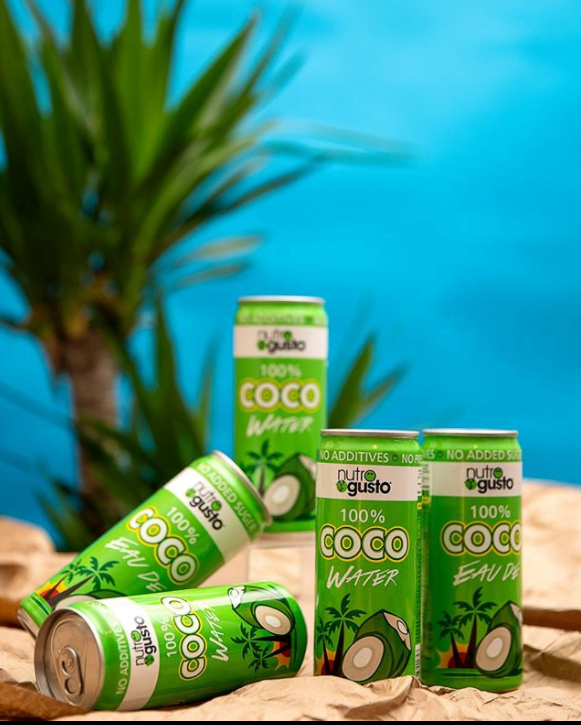 Nutrogusto Pure Coconut Water Juice 490mL (6pack) Maple Mart