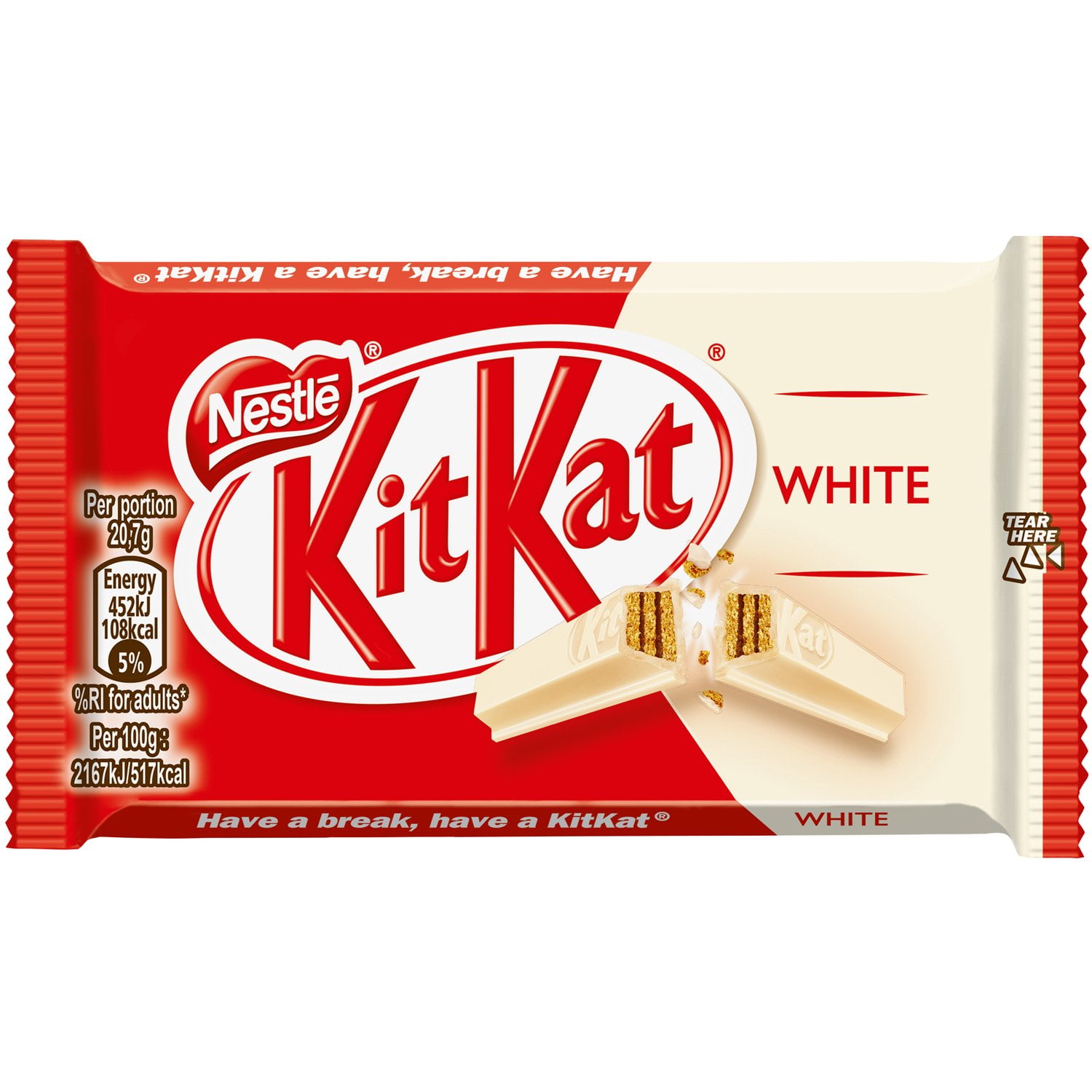 Kit Kat White Chocolate 41.5g (4pack) Maple Mart