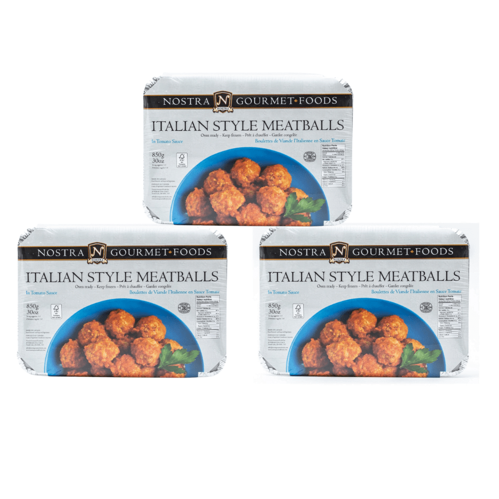 Nostra Italian Style Meatballs in Tomato Sauce 850g (3Pack) Maple Mart