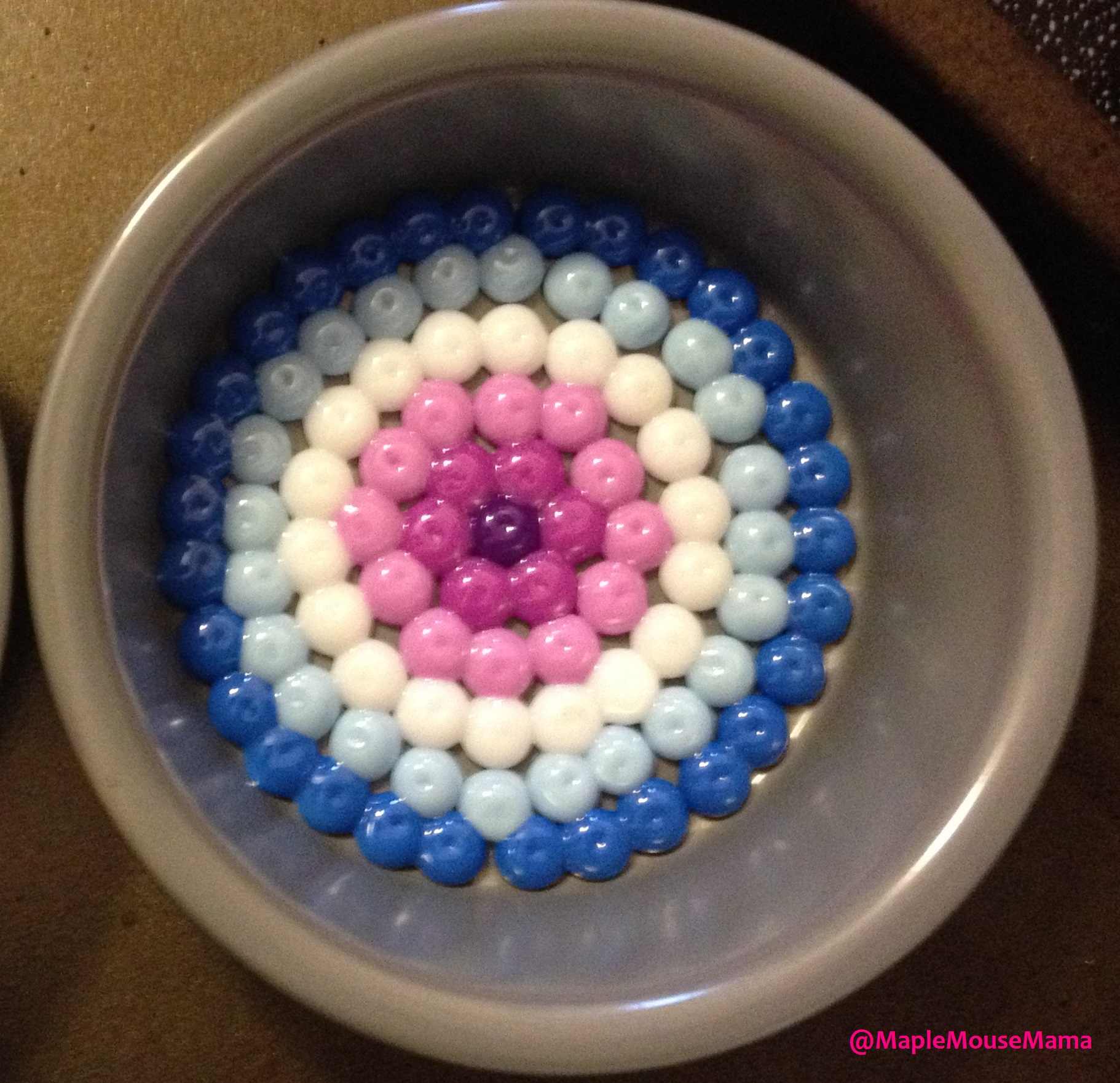 Mother's Day Craft Melted Beads!! Maple Mouse Mama