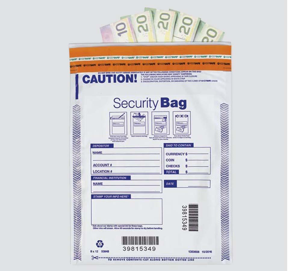 Bank Deposit Bags Maple Printing